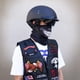 thumbnail image 3 of Casco De Motocicleta De Fibra De Carbono Medio Rostro L Negro, 3 of 8