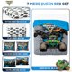 thumbnail image 3 of Juego de ropa de cama Jay Franco Queen 7 piezas Gris Monster Jam, 3 of 7