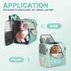 thumbnail image 5 of Mochila para Gatos Uxcell, Espacio Grande y Transpirable, Mochila de Viaje para Mascotas, Diseñada para Senderismo / Camping / Viajes, 5 of 7