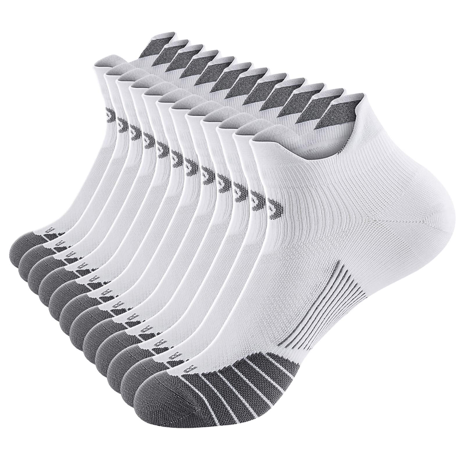 Paplus - Calcetines De Compresión Para Correr Para Hombre Y Mujer (6 Pares)