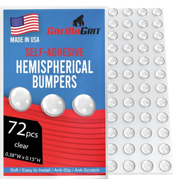 Topes Para Cajones 72 Piezas Transparentes 9 5 X 3 8 Mm