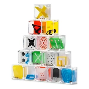 Genérica - Juego De 12 Mini Cubos Iq De Rompecabezas