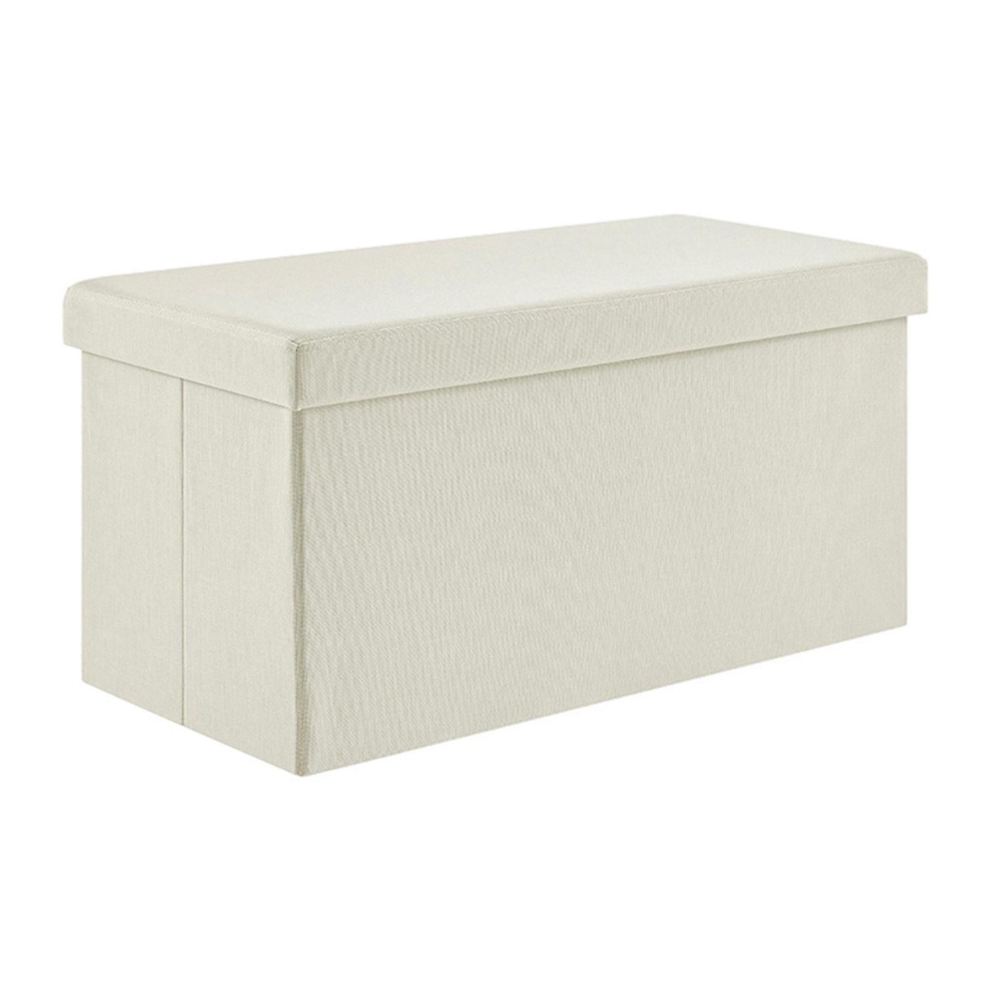 Banqueta Baul Almacenamiento 76x38x38 Cm Arena