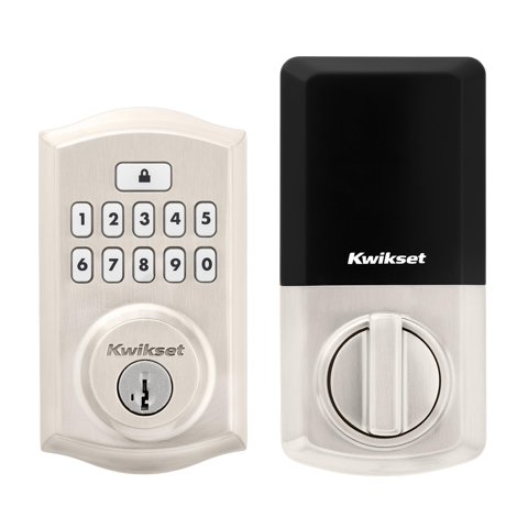 Cerradura De Puerta Kwikset Smartcode 260, Entrada Sin Llave, Níquel Satinado
