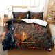 thumbnail image 1 of Comics Extinction Parade Bedding SetAnime three-piece set Adult Kid Bedroom Duvetcover Sets lençol de cama casal, 1 of 5
