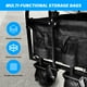 thumbnail image 3 of YSSOA - Carrito plegable para playa, con ruedas grandes, para arena, resistente, para jardín, portátil, con asa ajustable, para comestibles y camping, 3 of 3