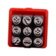 thumbnail image 3 of Número de Herramienta de Estampado de Metal Número de Letra Punch Punch Pressing Steel Alphabet Stamp Juego para DIY -Mucke Enmascaramiento de Enmasca, 3 of 5