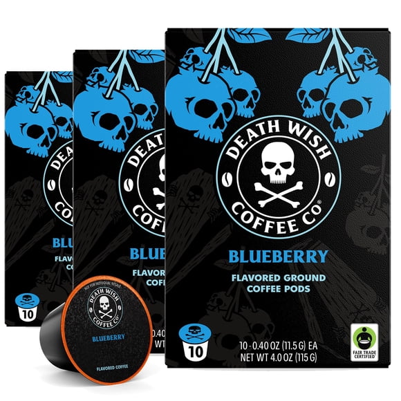 Cápsulas de Café Death Wish Blueberry Blue and Buried 30 unidades