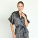 thumbnail image 2 of Bata de Mujer Mini Satin Charcoal Estampado, 2 of 5