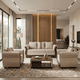 thumbnail image 1 of Juego De Living 3-1-1 ATENAS Beige, 1 of 8