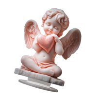 Bothyi - Adorno Navideño Con Símbolo De Ángel Acrílico, Decoración Para El Hogar, Coleccionable Navideño