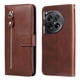 thumbnail image 3 of Funda con Cremallera para OnePlus 12, Carcasa Cartera de Cuero PU con Soporte y Tarjetero, 3 of 6