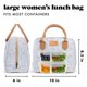 thumbnail image 2 of Bolsa de Almuerzo Fit & Fresh 25x15x22 cm Gris con Cremallera, 2 of 6