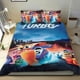 thumbnail image 1 of Turbo Conjunto de sábanas temático, trío de piezas, cómodo y amigable con la piel, diseño único, regalo de decoración para el hogar para familiares, amigos y fans,140cm *210cm, 1 of 6
