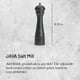 thumbnail image 3 of Salt Mill de Buyer JAVA, acero inoxidable negro mate, 21 cm, 3 of 3