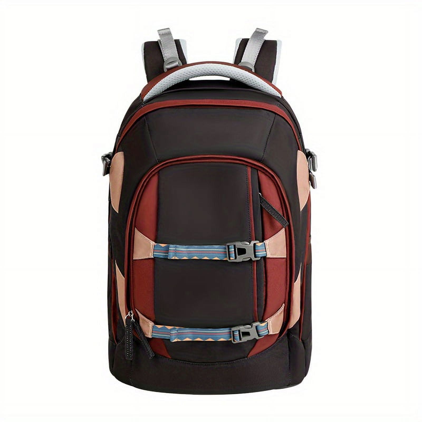 Materns Schoolbag Female Large Capacity Load Reduction Backbone ...