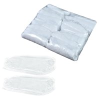 Ioensy - 100 Fundas Desechables Impermeables Para Cocina, Lavado De Coches, Color Blanco