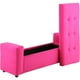 thumbnail image 4 of Banqueta Baul Lawin 2c Felpa 30 Fucsia, 4 of 5