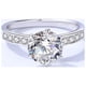 thumbnail image 3 of 925 Sterling Silver Moissanite Eternity Ring - Perfect Wedding, Engagement, and Anniversary Gift, 3 of 4