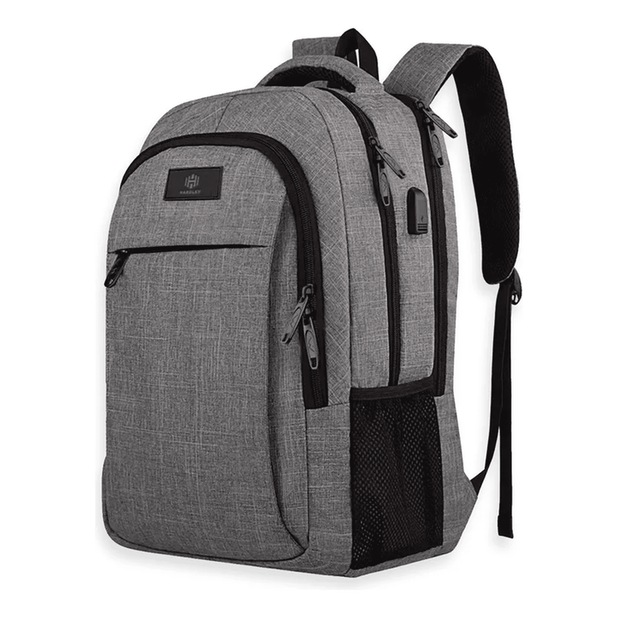 Genérico - Mochila Notebook Hardley Impermeable Antirrobo Para Hombre Y Mujer Gris