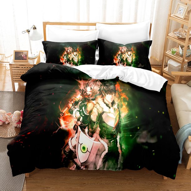 3D The Rising Of The Shield Hero Bedding Sets Duvet Cover Set With Pillowcase Twin Full Queen King Bedclothes Bed Linen Bed Sheets