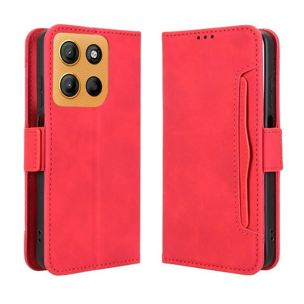 Funda Tipo Billetera FOXDOCK para Motorola MOTO G15 4G – Tapa Flip con Tarjetero