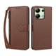 thumbnail image 3 of Funda con Billetera para [Xiaomi Redmi Note 13 4G] con Bolsillo Zipper y Tarjetero Marrón, 3 of 6