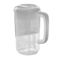 Magideal - Jarra Con Tapa Y Escala De 4L Para Limonada, Hervidor Para Refrigerador, Jarra Para Bebidas Blanco