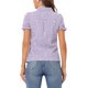 thumbnail image 3 of INSPIRE CHIC Camisa de Mujer para Regreso a Clases con Cuello Peter Pan, Botones, Mangas Abullonadas y Estampado Floral Púrpura Talla M, 3 of 6
