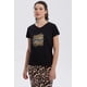 thumbnail image 1 of Polera Mujer Print Aplicación Folia Negro, 1 of 4