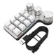thumbnail image 4 of Teclado Numérico Portátil 9 Teclas Programa De 3 Perillas RGB Para PC Laptop Tablet White, 4 of 5