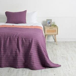 Mashini - Quilt Toledo Mf 1.5 P Morado-Coral