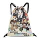 thumbnail image 1 of Perros Callejeros de Bungou Mochila de Cuerdas para Deportes y Gimnasio, Bolsa de Cuerdas Resistente al Agua, Bolsa Cinch, 30×40cm, 1 of 6