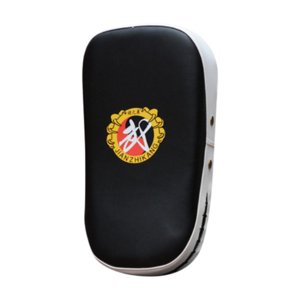 Ioensy - Kicking Striking Body Pad Kickboxing Mma Punch Bag Boxing Curved Focus Mitts Blanco Negro 20X34Cm