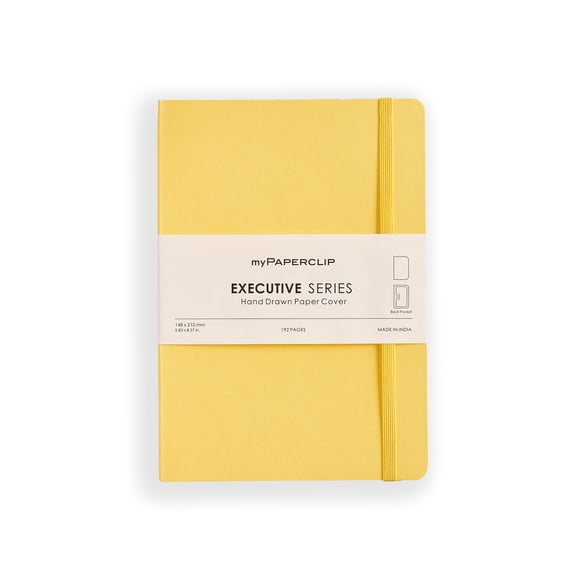 Cuaderno myPAPERCLIP A5 (15x21 cm) Amarillo liso