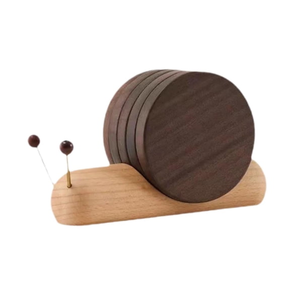 5 Piezas Bebe Posavasos Forma De Caracol Lindas Posavasos Para Nevera Para El Hogar