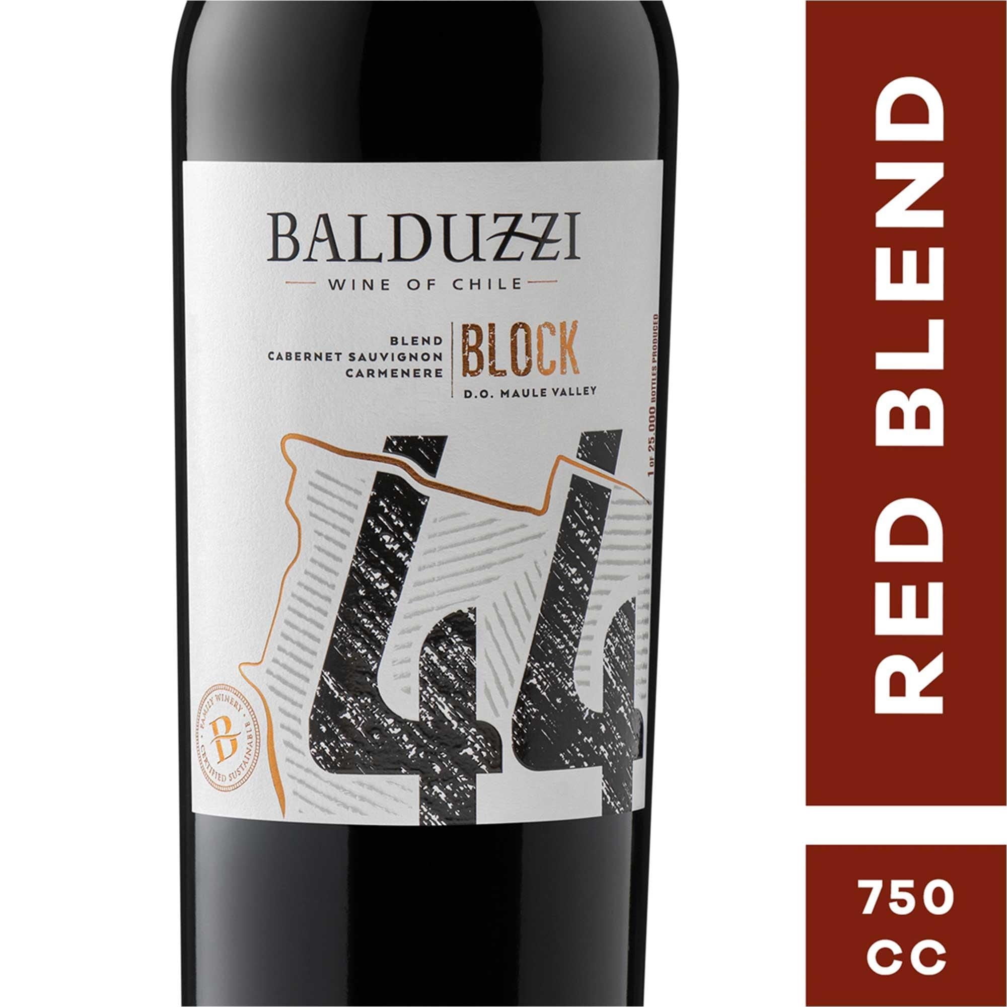 Vino Tinto Red Blend13.5° Botella 750 ml Balduzzi