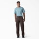 thumbnail image 3 of Pantalones de trabajo Dickies, holgados, con doble rodilla, marrón oscuro, 42 x 32, 3 of 6