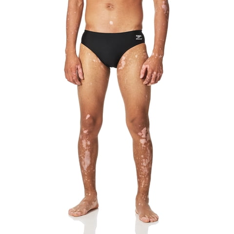 Bañador Speedo Brief Endurance+ Solid Para Hombre, Color Negro, Talla 34