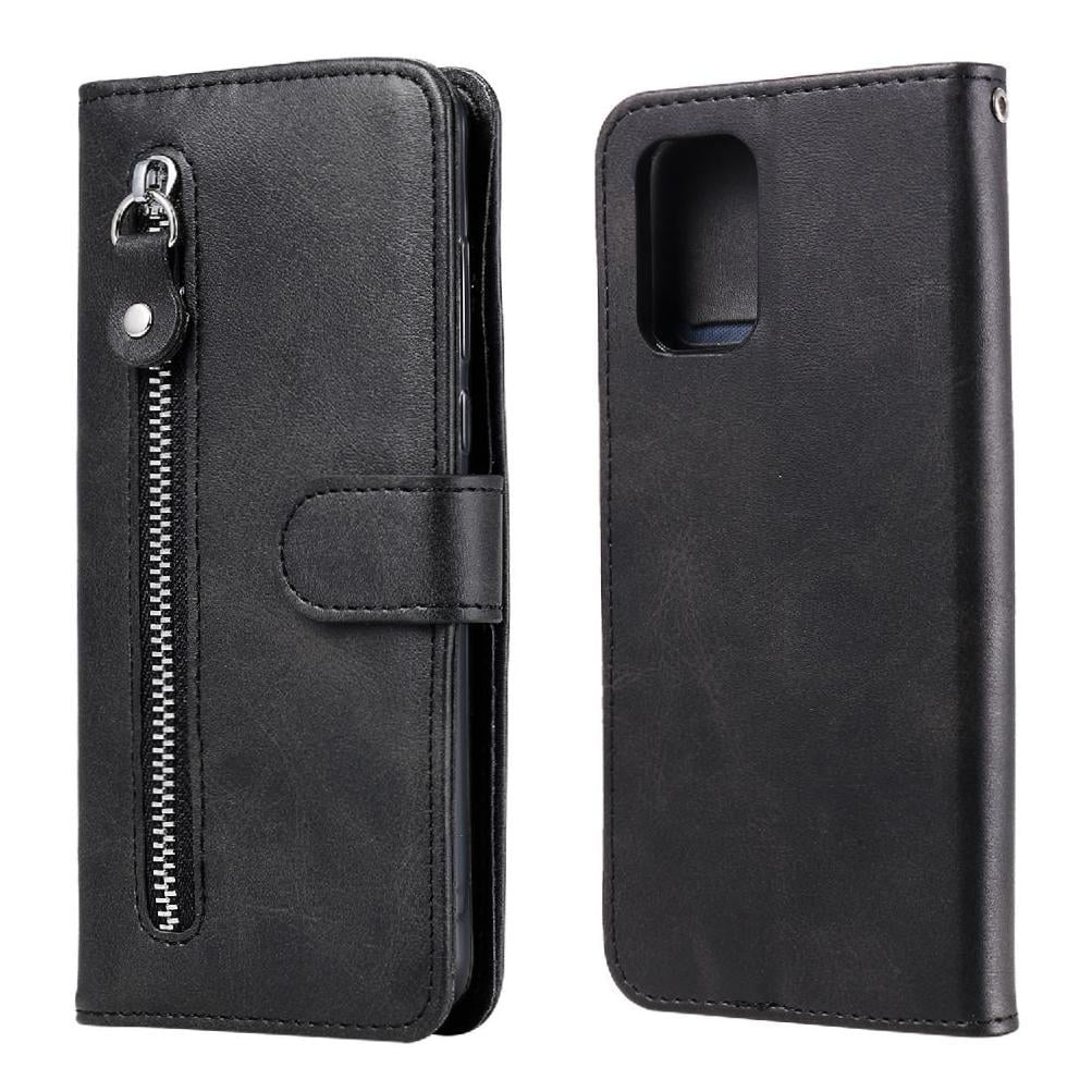 Gangxun - Funda Con Cremallera Para Xiaomi Redmi Note 10 5g, Carcasa Cartera De Cuero Pu Con Soporte Y Tarjetero