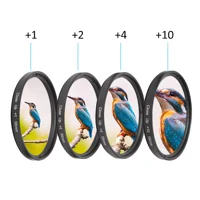 Genérico - Kit Filtros Macro Efecto Lupa +1 +2 +4 +10 49Mm