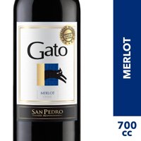 Vino Tinto Merlot Botella 700 Ml Gato
