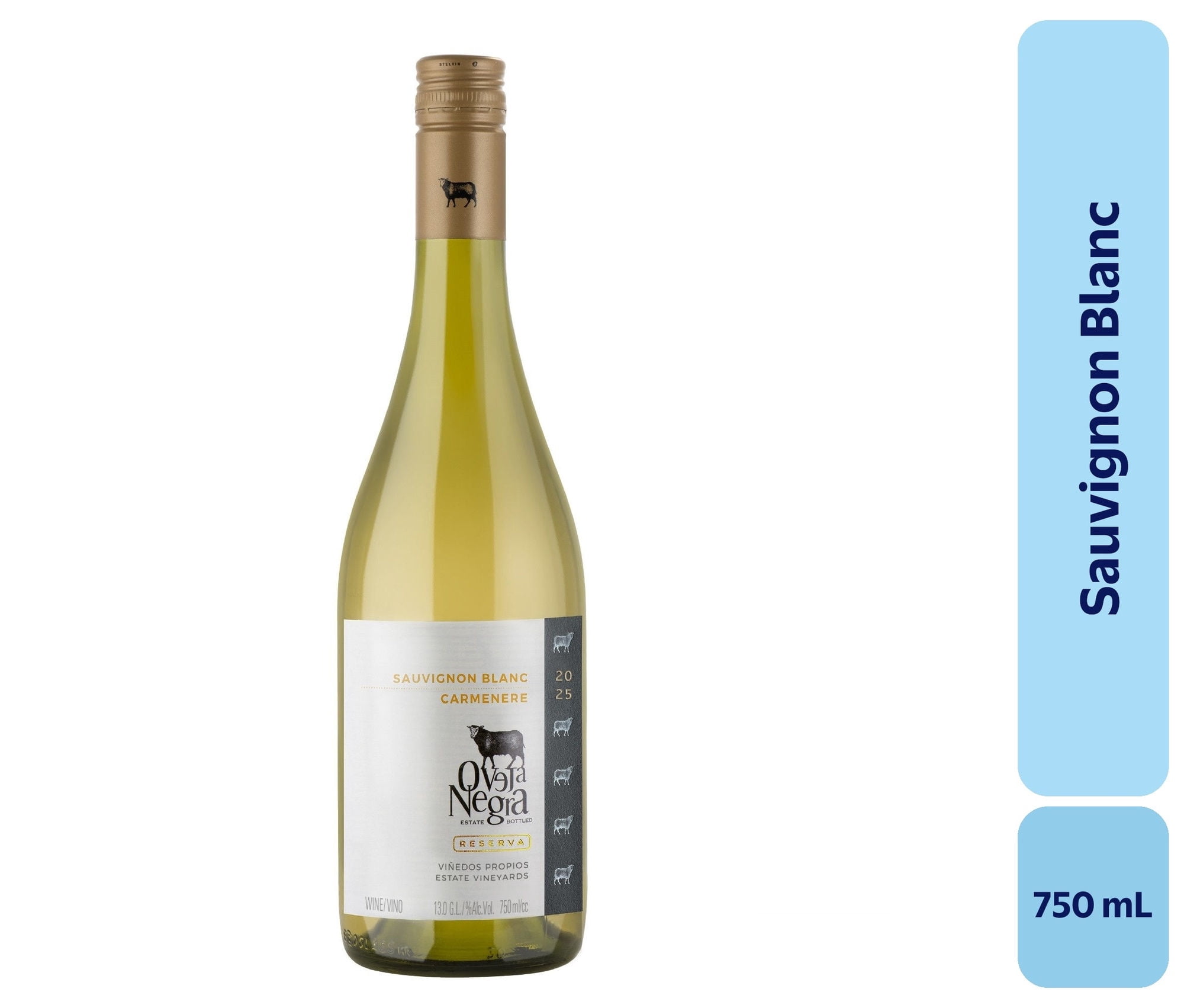 Vino Sauvignon Blanc Botella 750 mL Oveja Negra