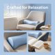 thumbnail image 5 of Almohada para el Cuello REGALWOVEN Almohada de Viaje Soporte Cervical de Esponja para Dormir Azul A 19.7x5.9x3.9 pulgadas, 5 of 5