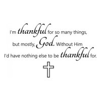 Rienda Libre Graphics - Decomural I'M Thankful For So Many Things Bible Ws-42968