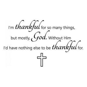 Rienda Libre Graphics - Decomural I'M Thankful For So Many Things Bible Ws-42968
