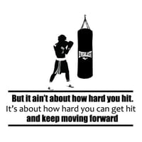 Rienda Libre Graphics - Decomural How Hard You Can Hit Rocky Boxing Ws-42928