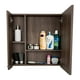 thumbnail image 3 of Botiquin 2 Puertas Con Espejo - Fm-002o Café Oscuro, 3 of 7