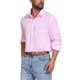 thumbnail image 4 of INSPIRE CHIC Camisa de Hombre Seersucker a Rayas de Manga Larga con Botones Texturizados XL Rosa, 4 of 5