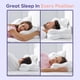 thumbnail image 5 of Almohada Mellow CloudAlign de Espuma Viscoelástica Ergonómica con Doble Altura, 5 of 9